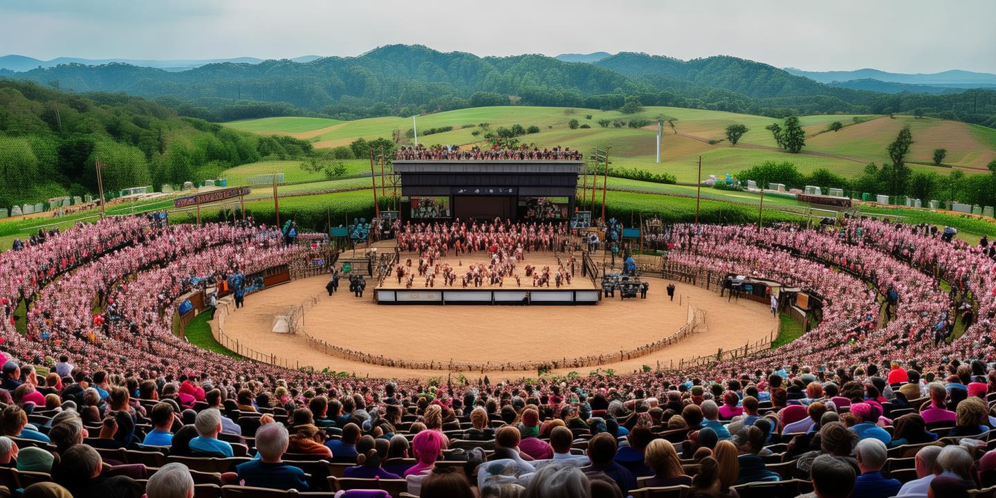 《桃乡春秋》农耕文化实景剧首演圆满成功,千人露天剧场座无虚席